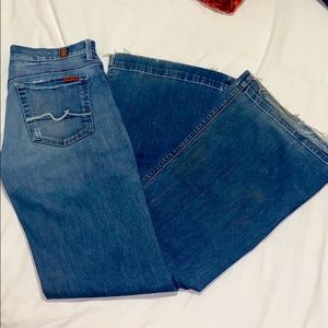 7FAM Low Rise Ginger Trousers